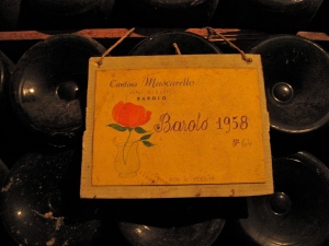 1958 Barolo, back when the winery was called Cantina Mascarello